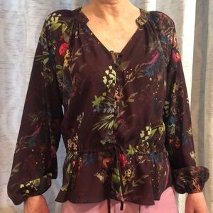 Parker “Botanical Print “  blouse